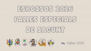 Las Fallas de Especial de Sagunt presentan sus bocetos para el 2026
