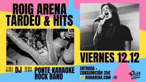 Roig Arena acogerá una velada de “Tardeo & Hits” el 12 de diciembre