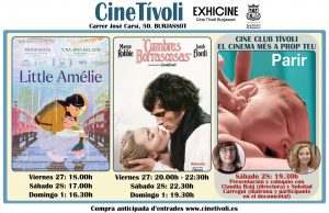 Cumbres borrascosas, Little Amélie y Parir protagonizan la cartelera del último fin de semana de febrero en el Cine Tívoli
