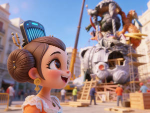 ¿Sabes que hay una fallera virtual y se llama Amparito? Te contamos en que consiste