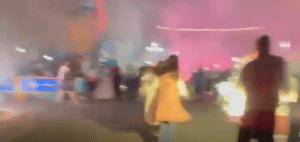 Susto en la cremà de una falla infantil de Alberic tras un fallo pirotécnico