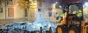 Xàtiva retira més de 150 tones de residus en el dispositiu especial de neteja de la Nit de la Cremà