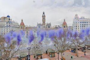 Reyes Martí tiñe de morado la Catedral de la Pólvora
